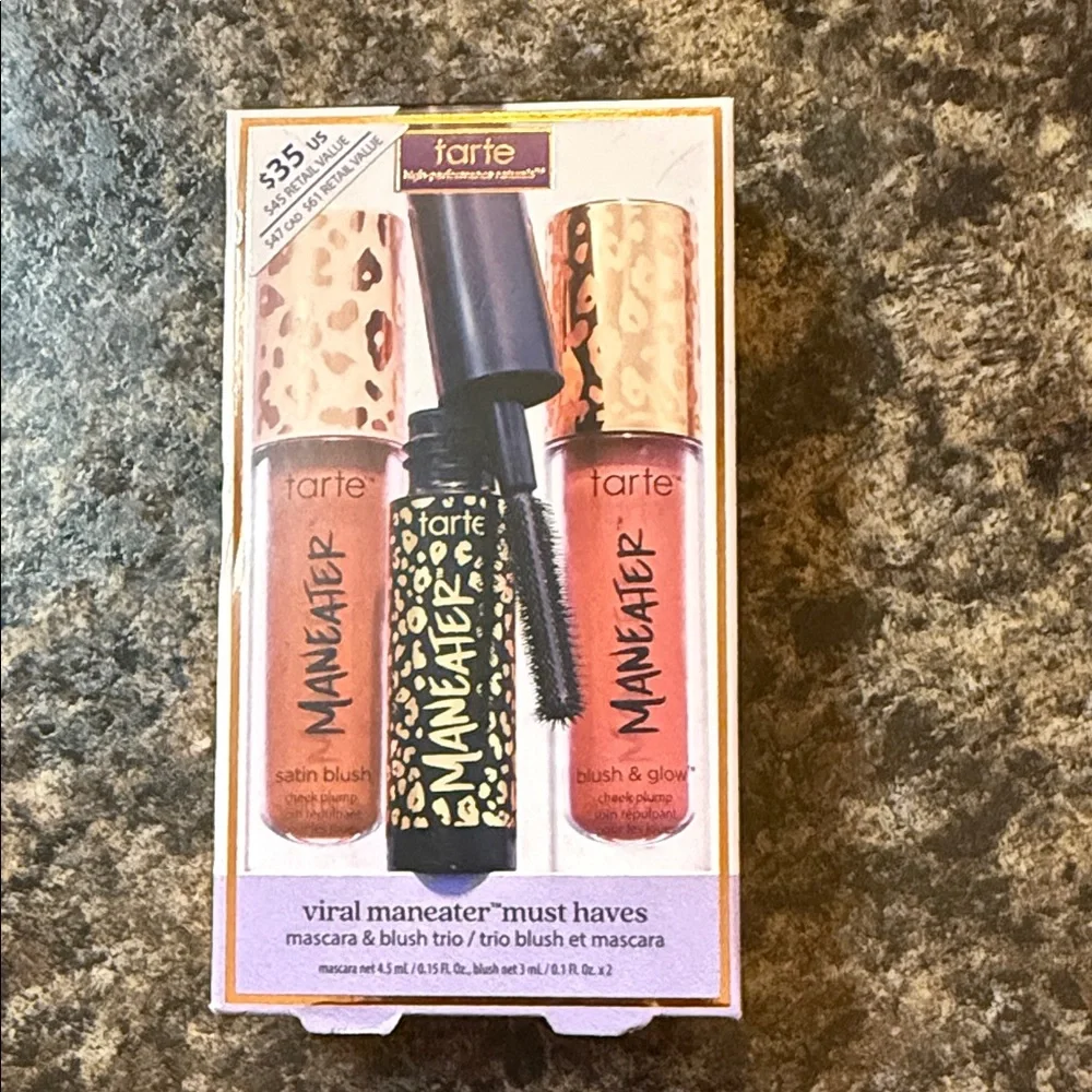 Tarte Viral Maneater Must Haves Mascara and Blush Trio